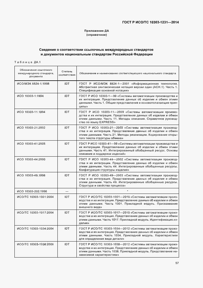 Страница 63 ГОСТ Р ИСО/ТС 10303-1231-2014