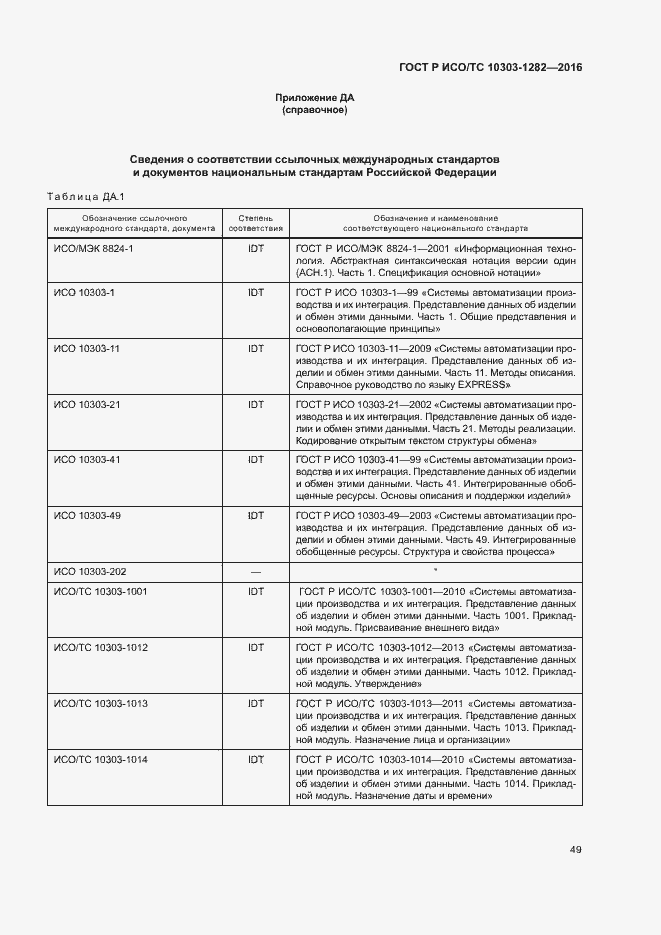 Страница 53 ГОСТ Р ИСО/ТС 10303-1282-2016