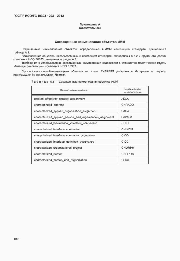 Страница 190 ГОСТ Р ИСО/ТС 10303-1293-2012