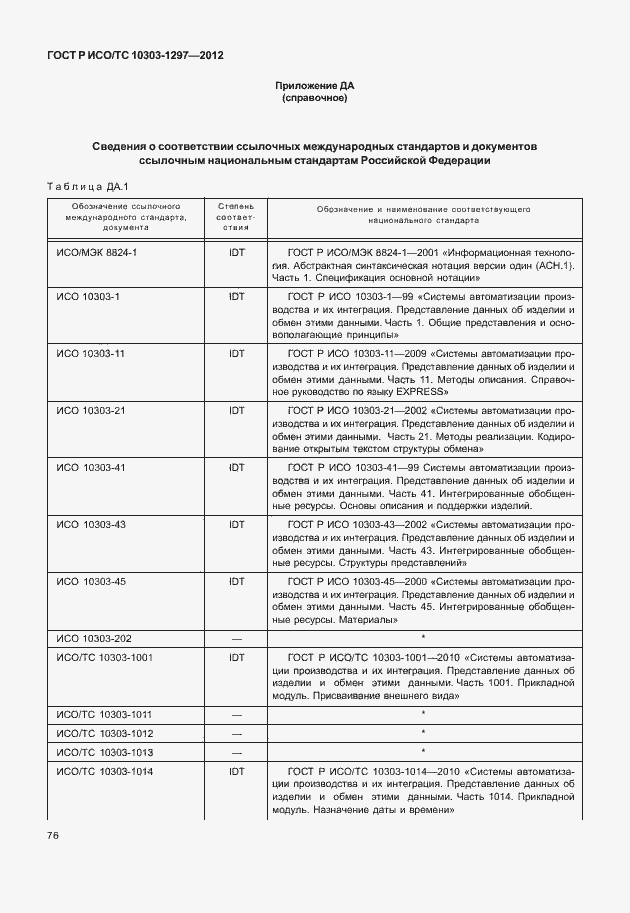 Страница 84 ГОСТ Р ИСО/ТС 10303-1297-2012