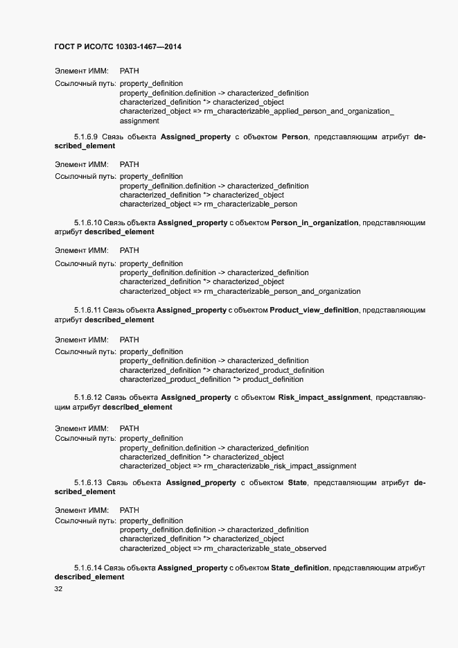 Страница 36 ГОСТ Р ИСО/ТС 10303-1467-2014
