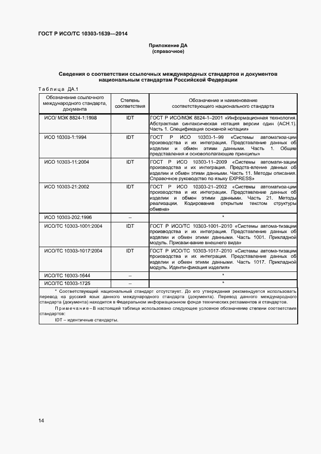Страница 17 ГОСТ Р ИСО/ТС 10303-1639-2014