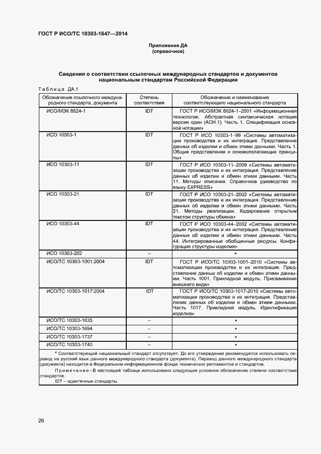 Страница 30 ГОСТ Р ИСО/ТС 10303-1647-2014