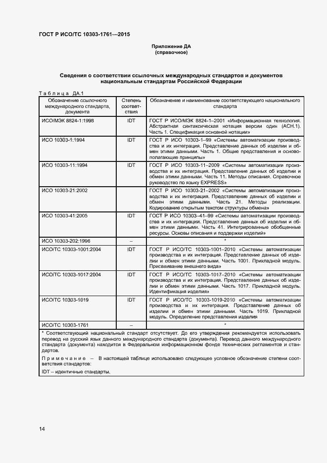 Страница 17 ГОСТ Р ИСО/ТС 10303-1761-2015