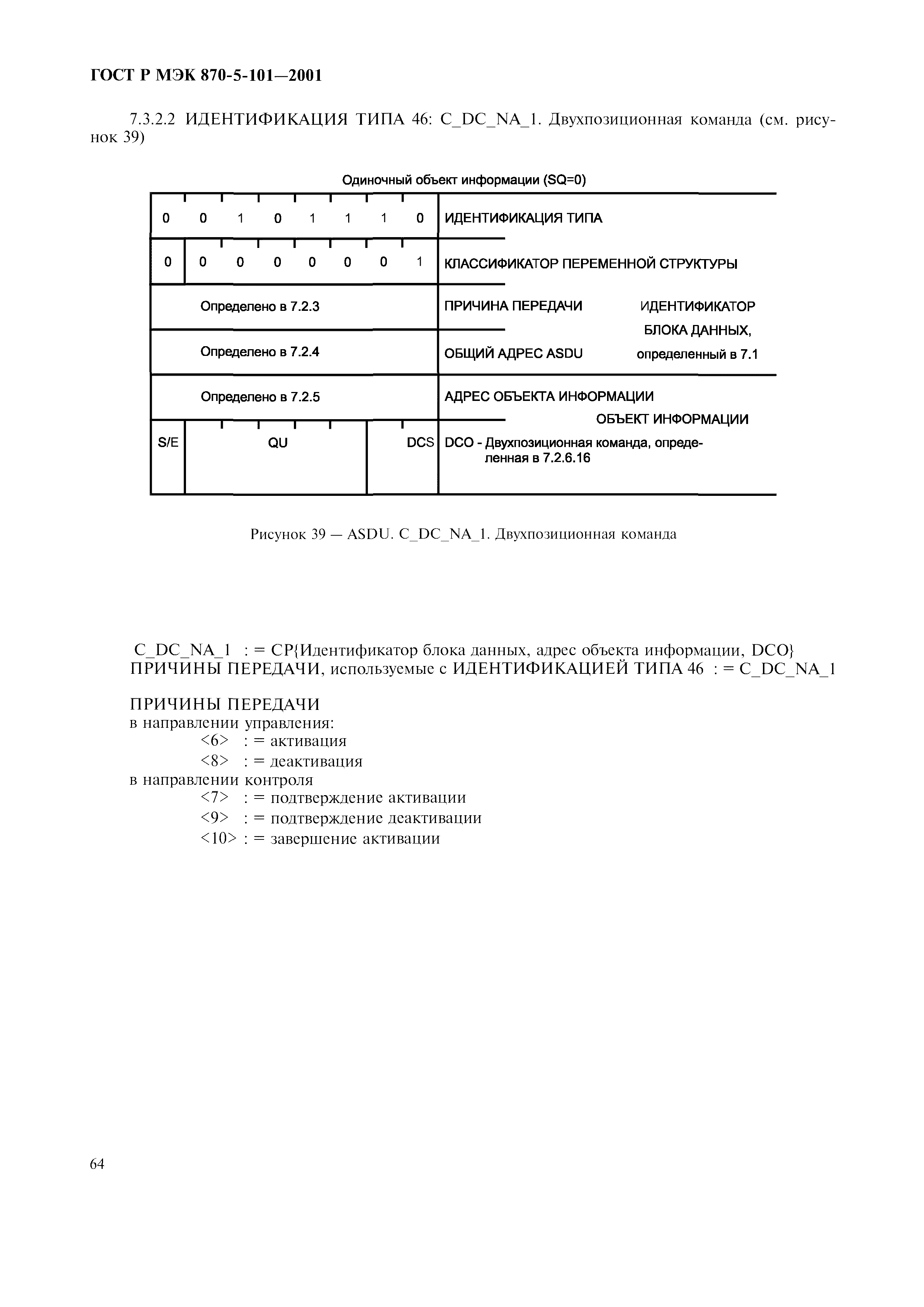 Страница 67 ГОСТ Р МЭК 870-5-101-2001