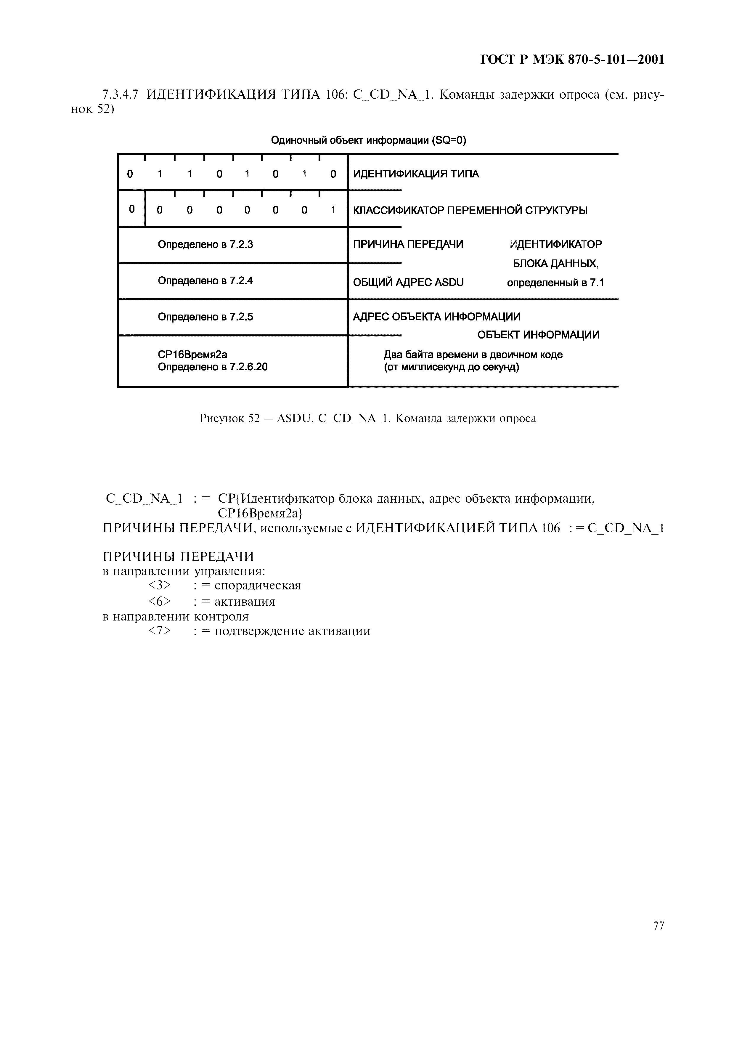 Страница 80 ГОСТ Р МЭК 870-5-101-2001