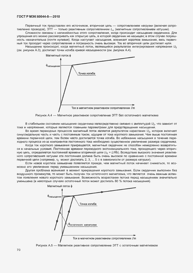 Страница 74 ГОСТ Р МЭК 60044-8-2010