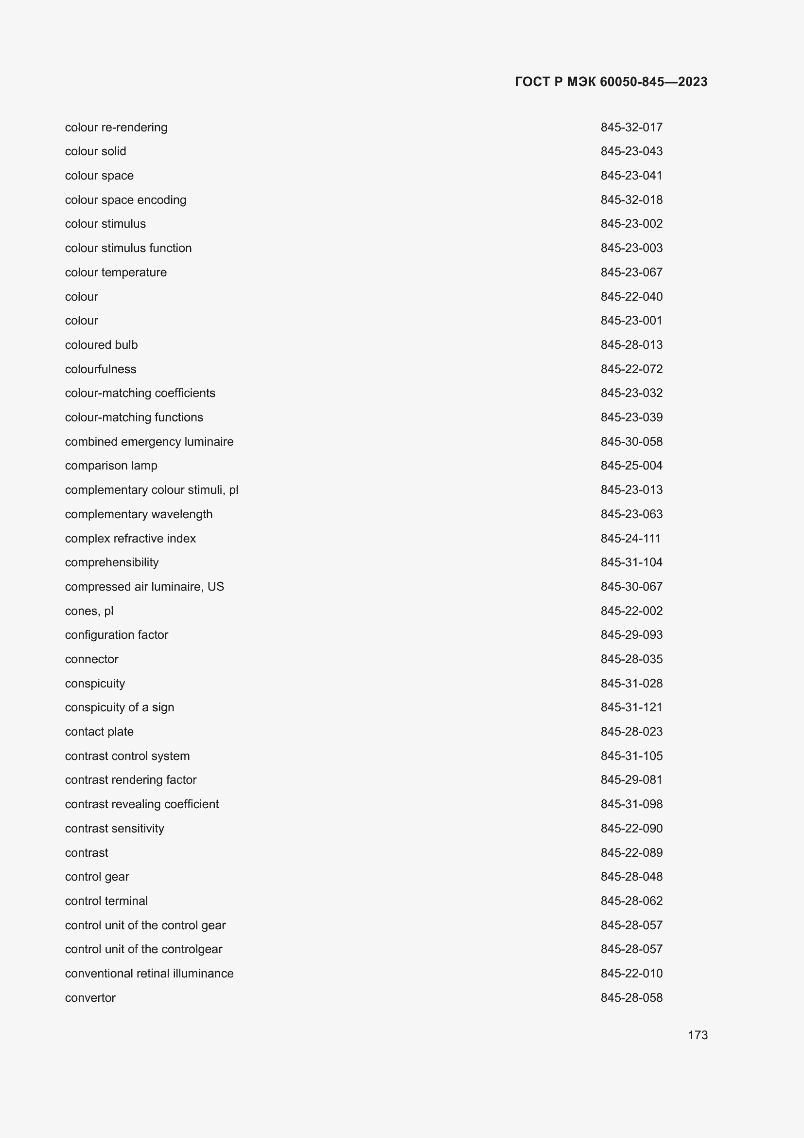 Страница 177 ГОСТ Р МЭК 60050-845-2023