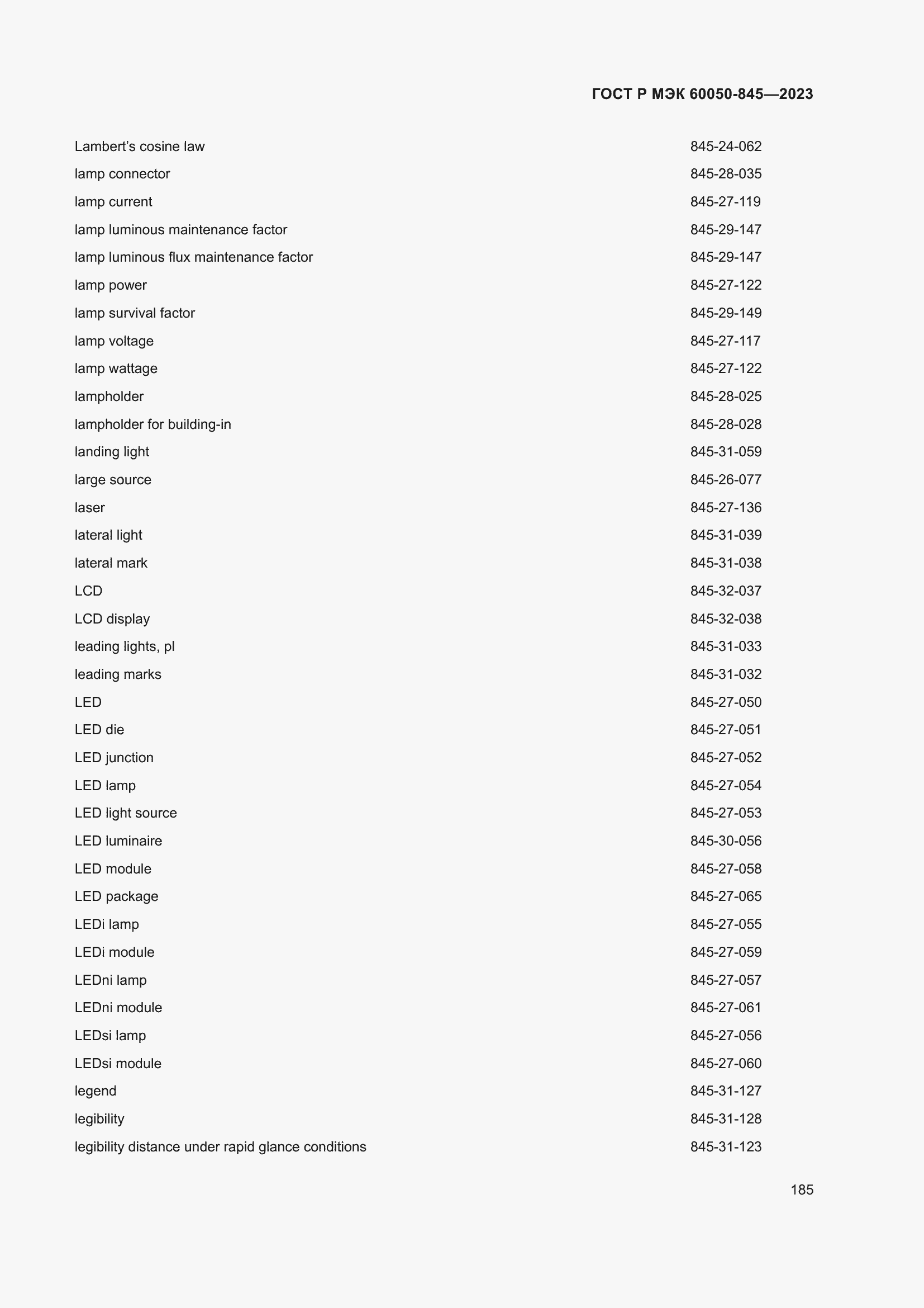 Страница 189 ГОСТ Р МЭК 60050-845-2023