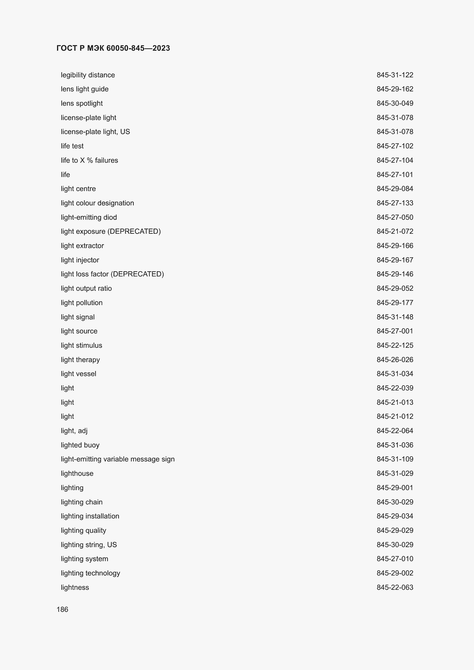 Страница 190 ГОСТ Р МЭК 60050-845-2023