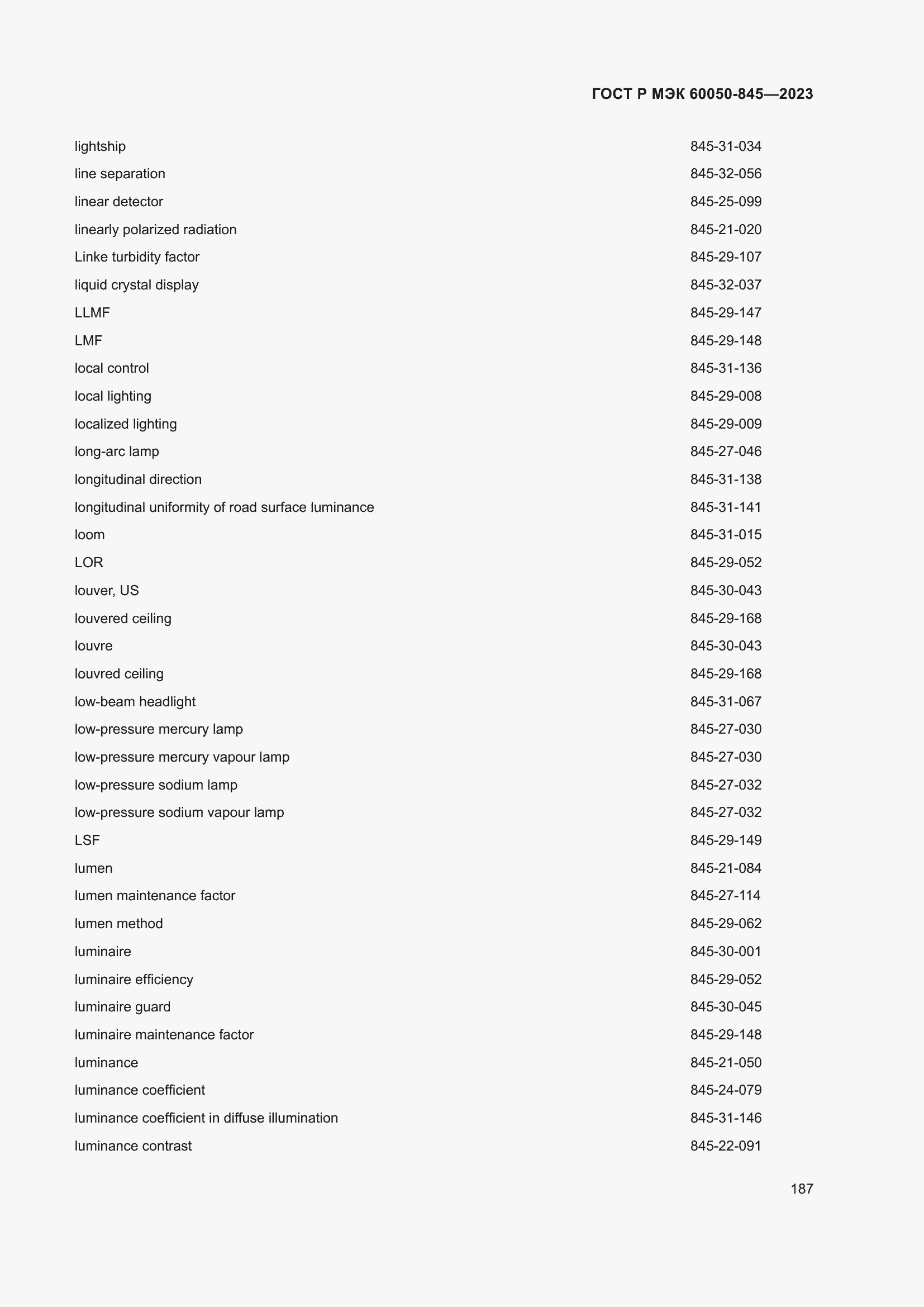 Страница 191 ГОСТ Р МЭК 60050-845-2023