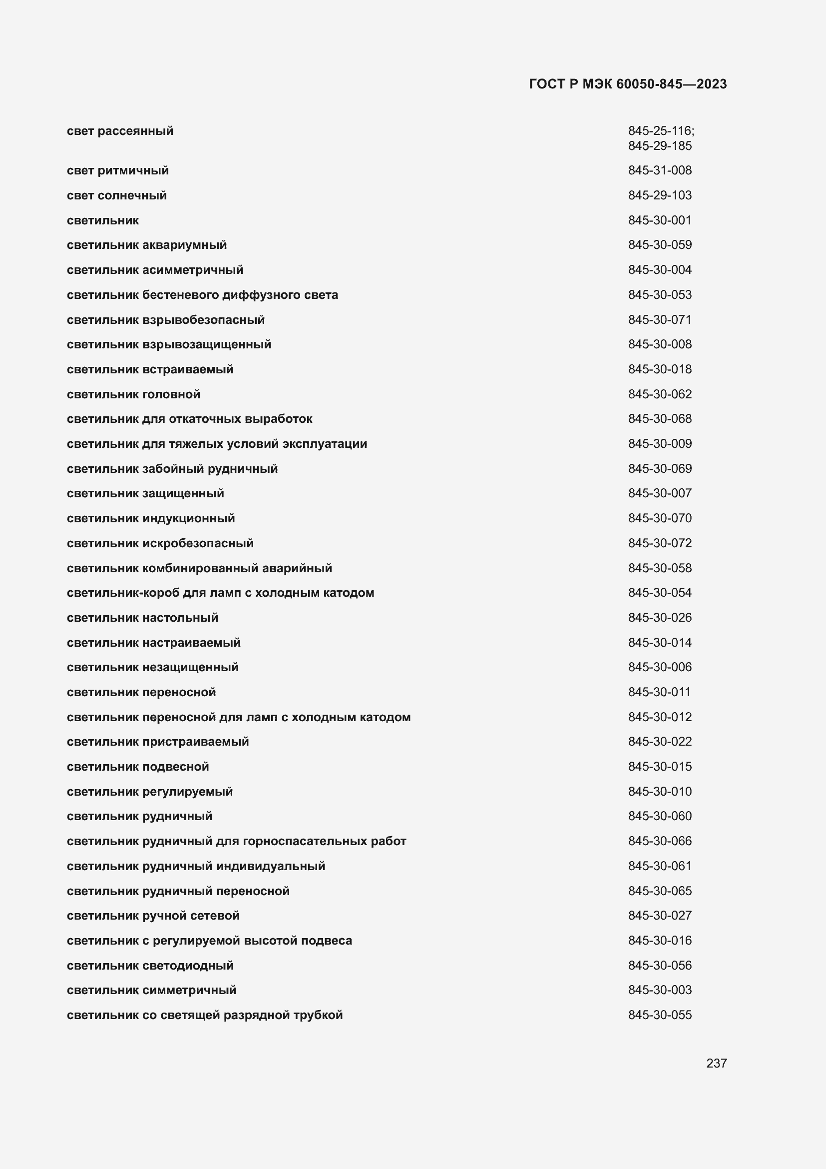 Страница 241 ГОСТ Р МЭК 60050-845-2023