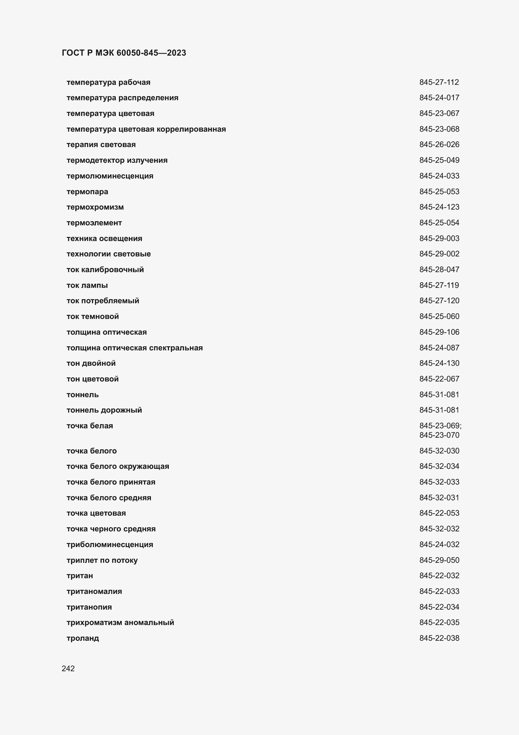 Страница 246 ГОСТ Р МЭК 60050-845-2023
