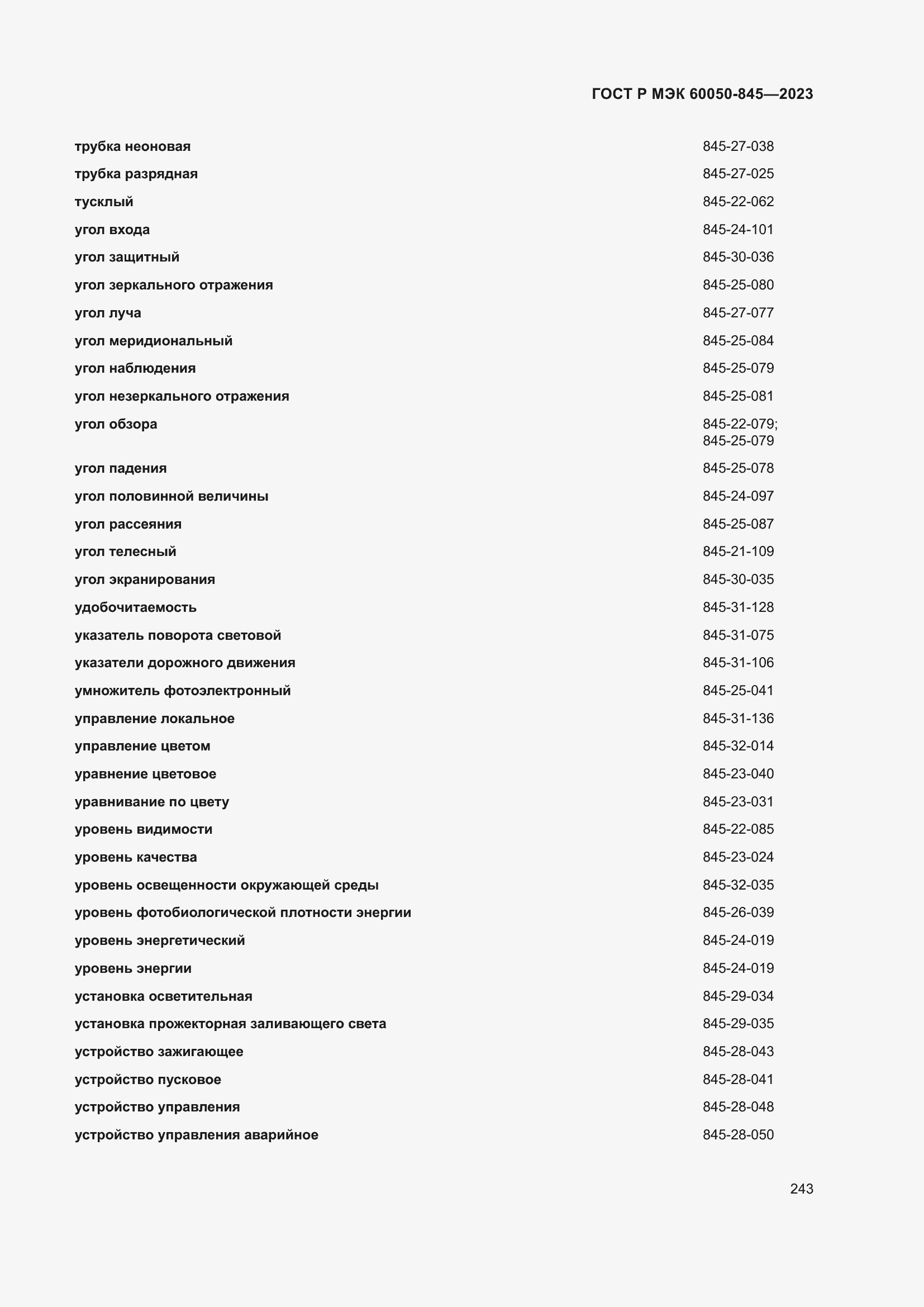 Страница 247 ГОСТ Р МЭК 60050-845-2023
