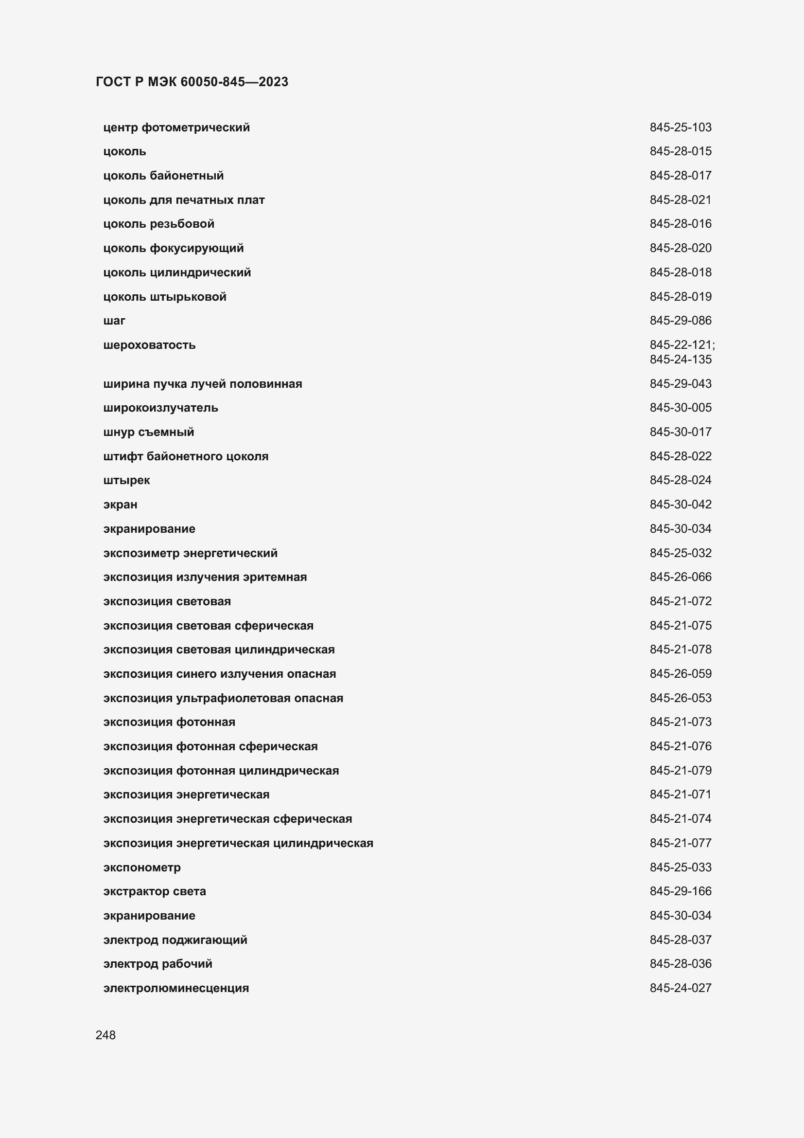 Страница 252 ГОСТ Р МЭК 60050-845-2023