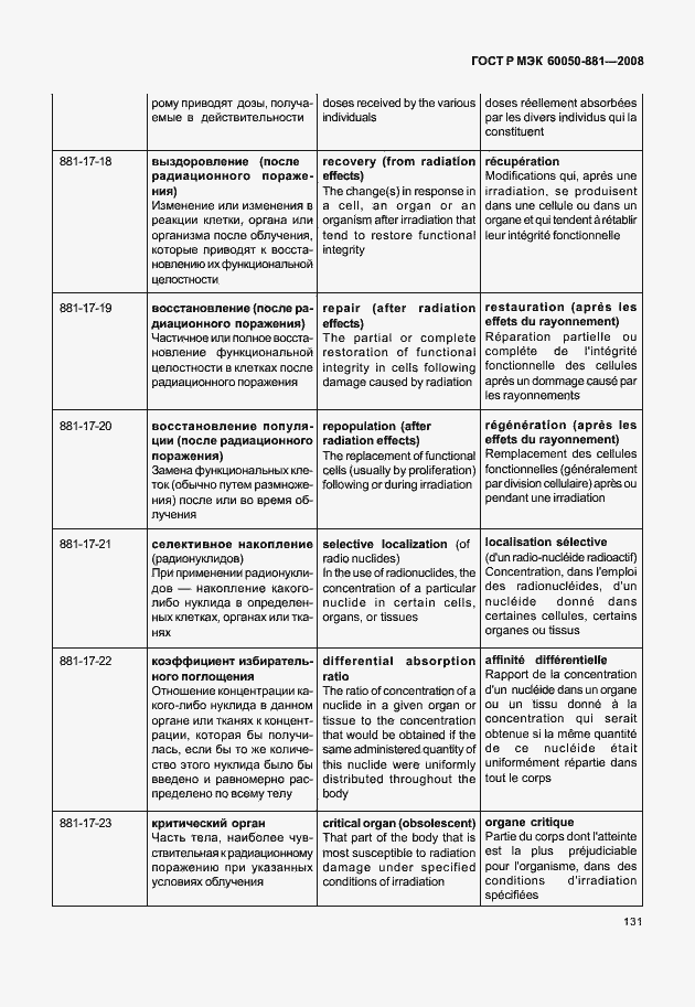 Страница 134 ГОСТ Р МЭК 60050-881-2008