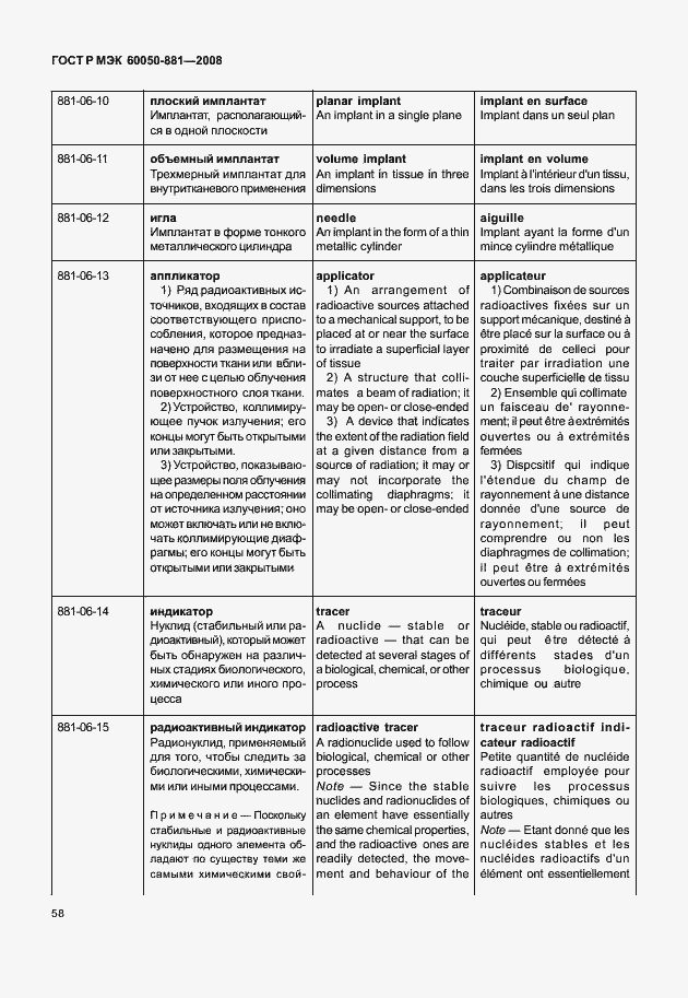 Страница 61 ГОСТ Р МЭК 60050-881-2008