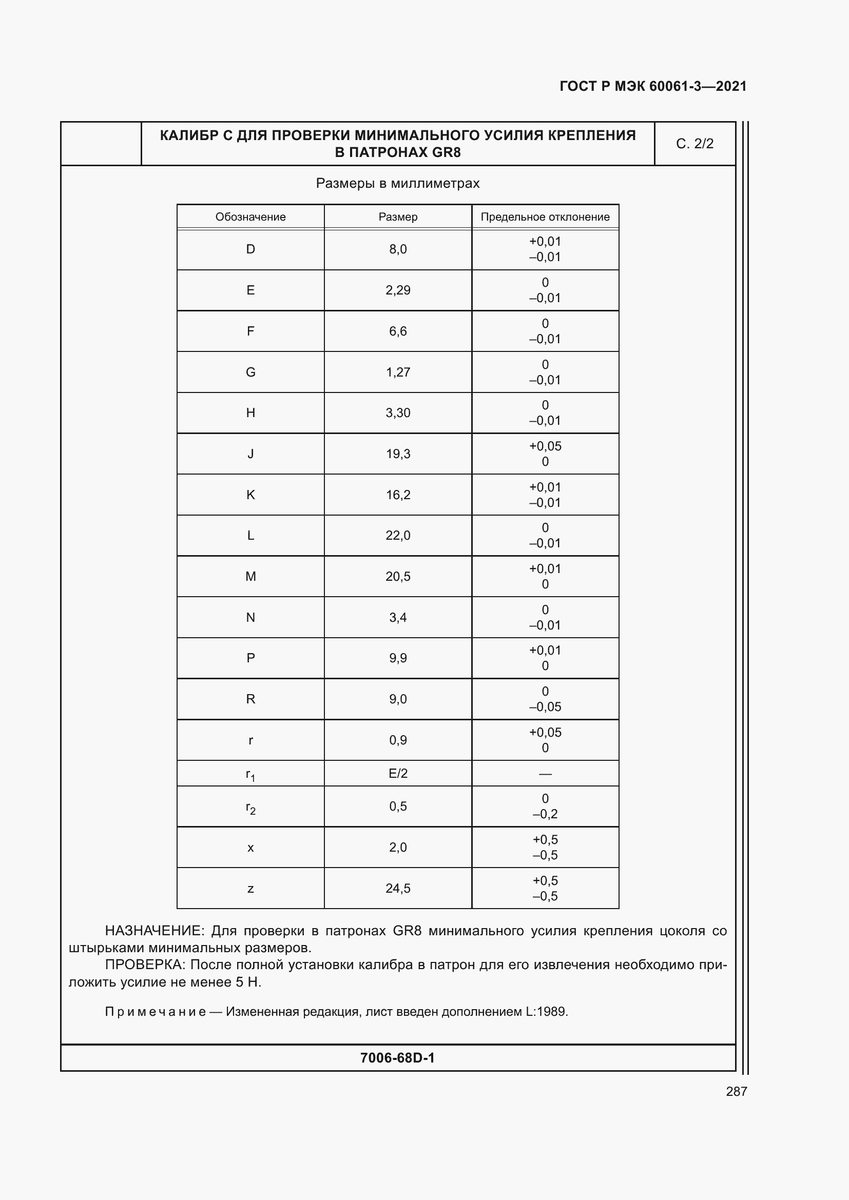 Страница 307 ГОСТ Р МЭК 60061-3-2021