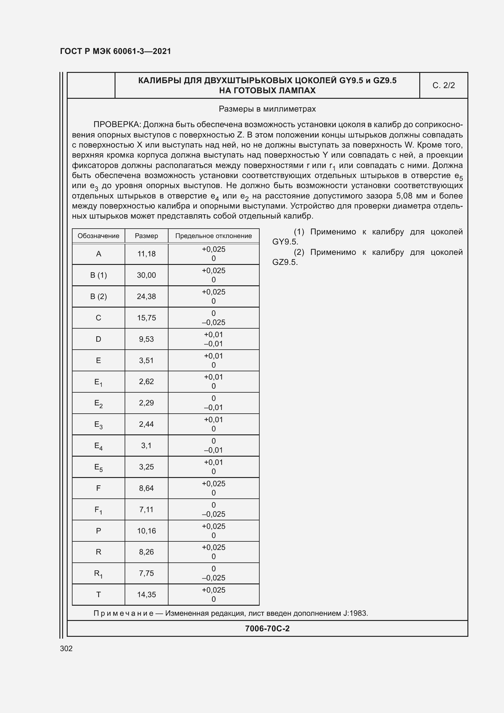 Страница 322 ГОСТ Р МЭК 60061-3-2021