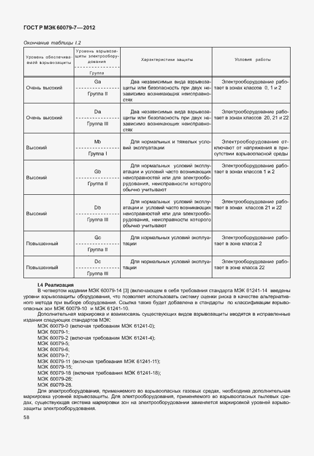 Страница 64 ГОСТ Р МЭК 60079-7-2012