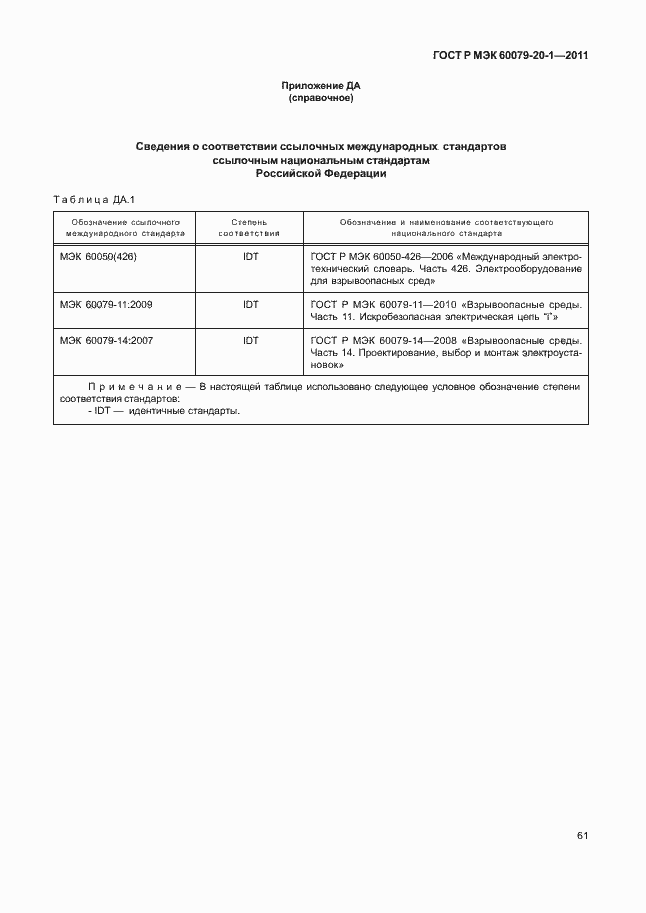 Страница 65 ГОСТ Р МЭК 60079-20-1-2011