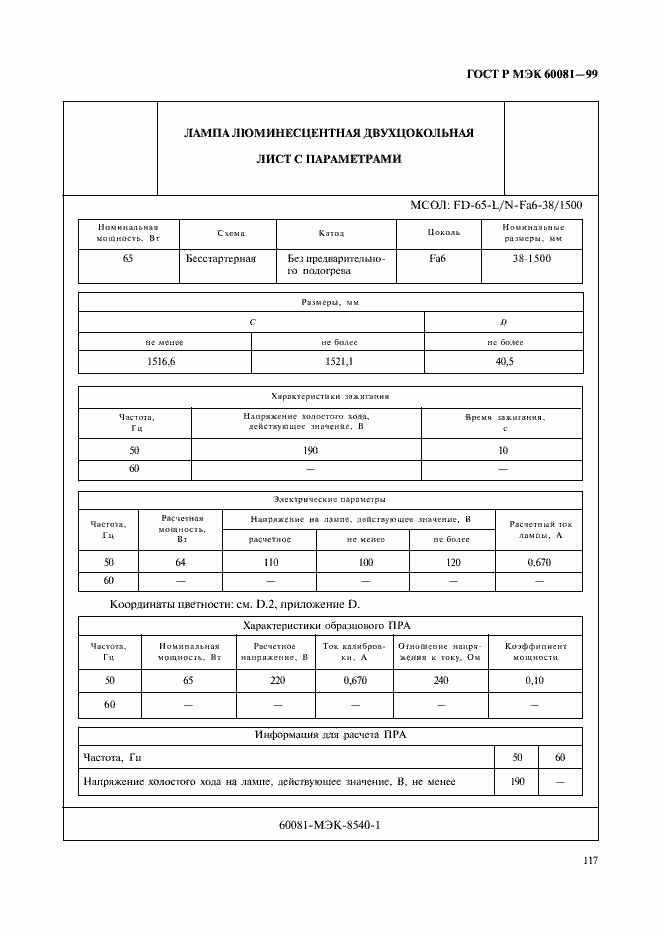 Страница 120 ГОСТ Р МЭК 60081-99