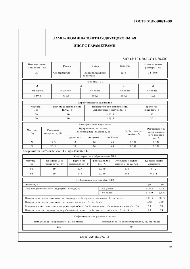 Страница 40 ГОСТ Р МЭК 60081-99