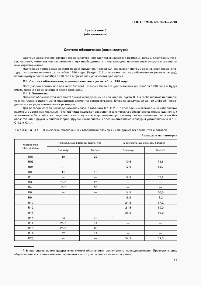Страница 19 ГОСТ Р МЭК 60086-1-2010