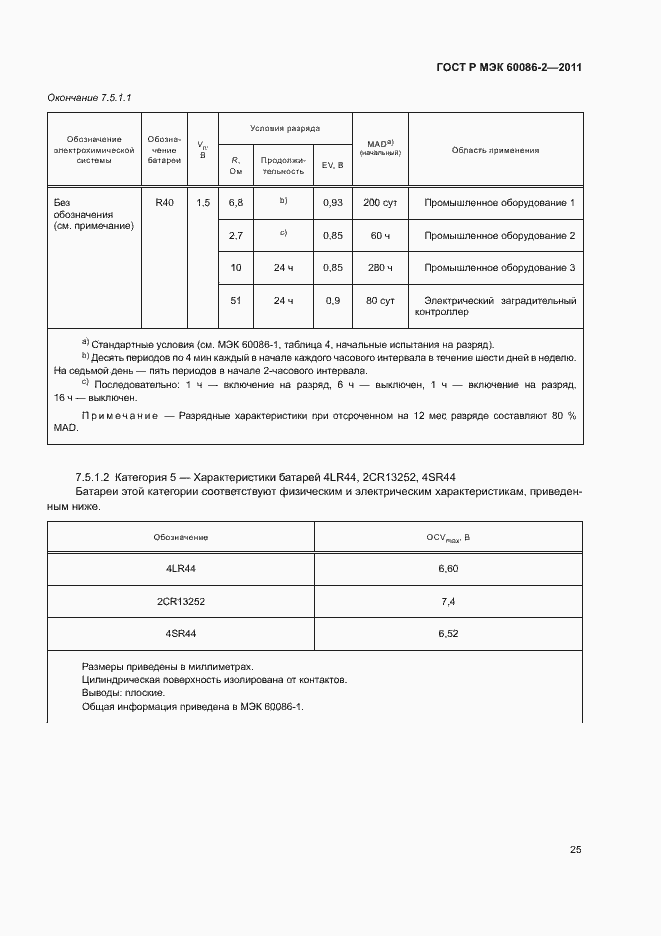 Страница 29 ГОСТ Р МЭК 60086-2-2011