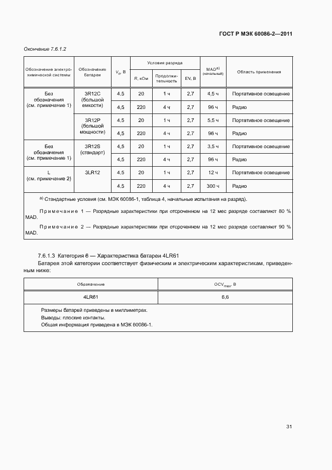 Страница 35 ГОСТ Р МЭК 60086-2-2011