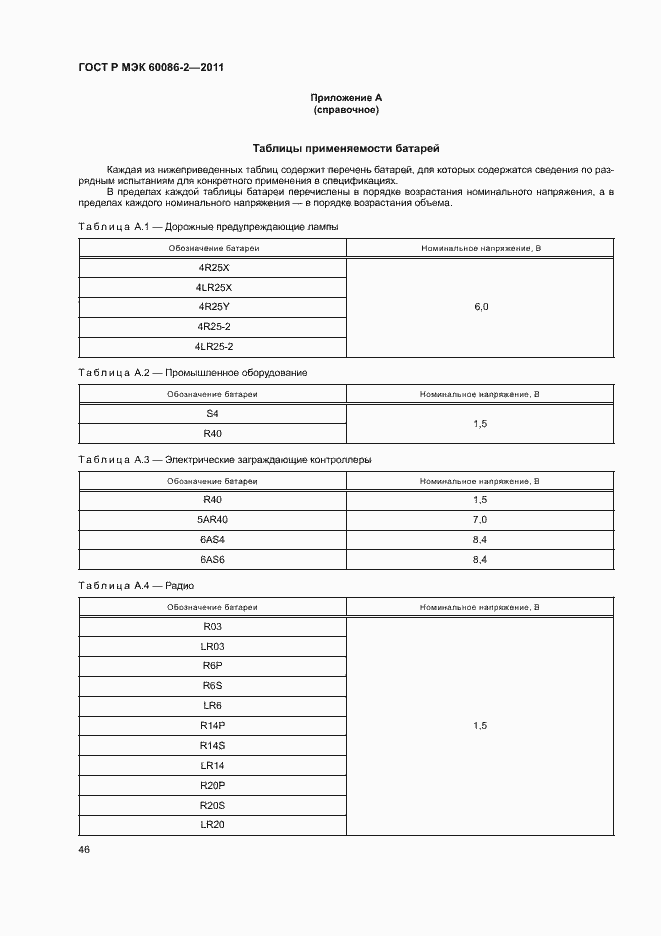 Страница 50 ГОСТ Р МЭК 60086-2-2011