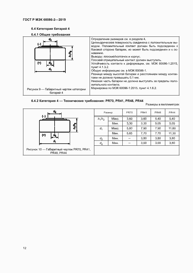 Страница 16 ГОСТ Р МЭК 60086-2-2019