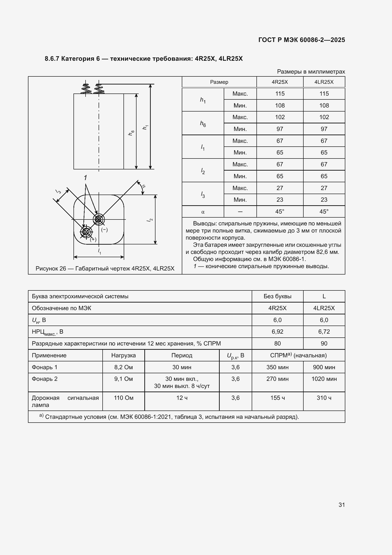 Страница 35 ГОСТ Р МЭК 60086-2-2025