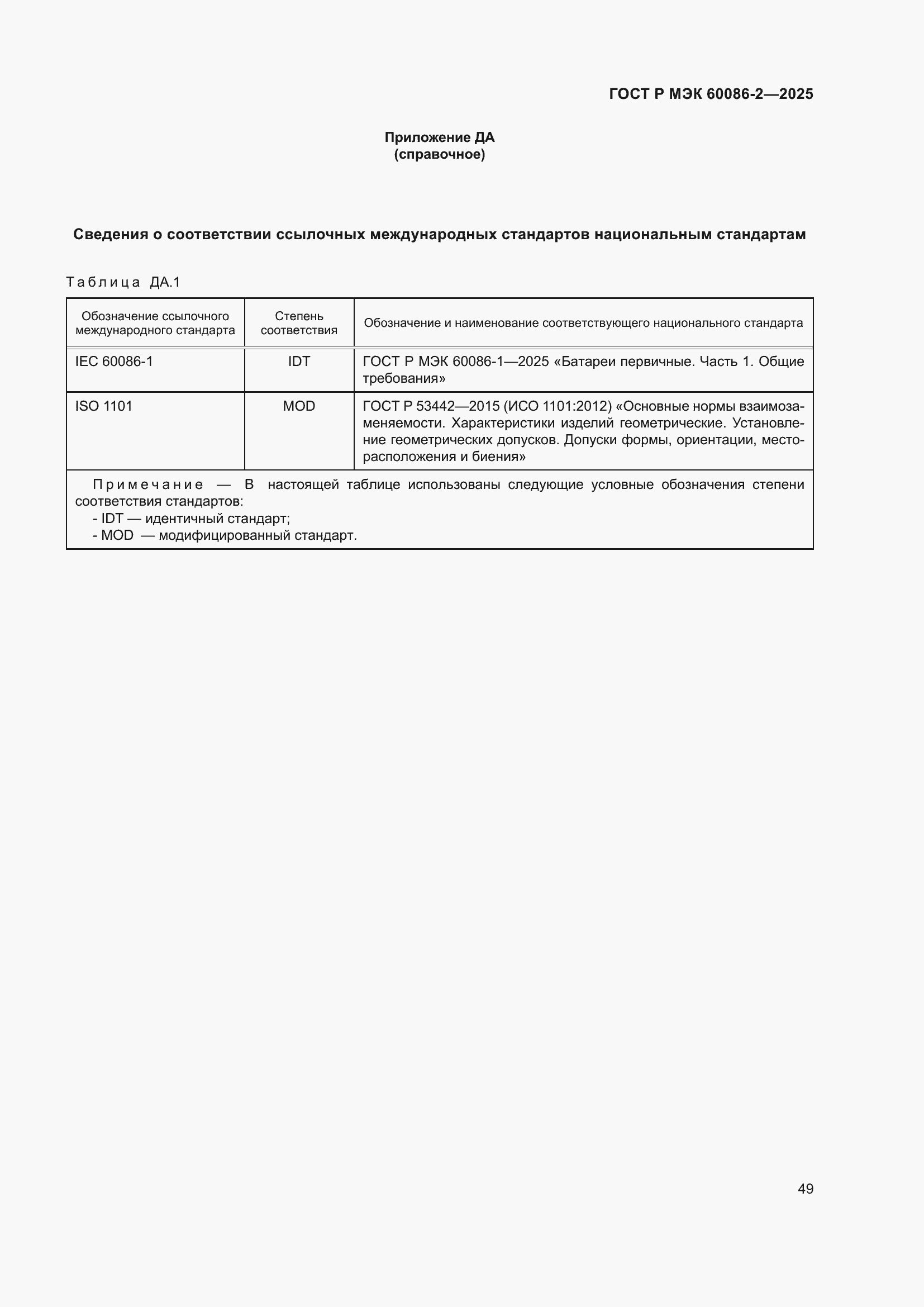 Страница 53 ГОСТ Р МЭК 60086-2-2025