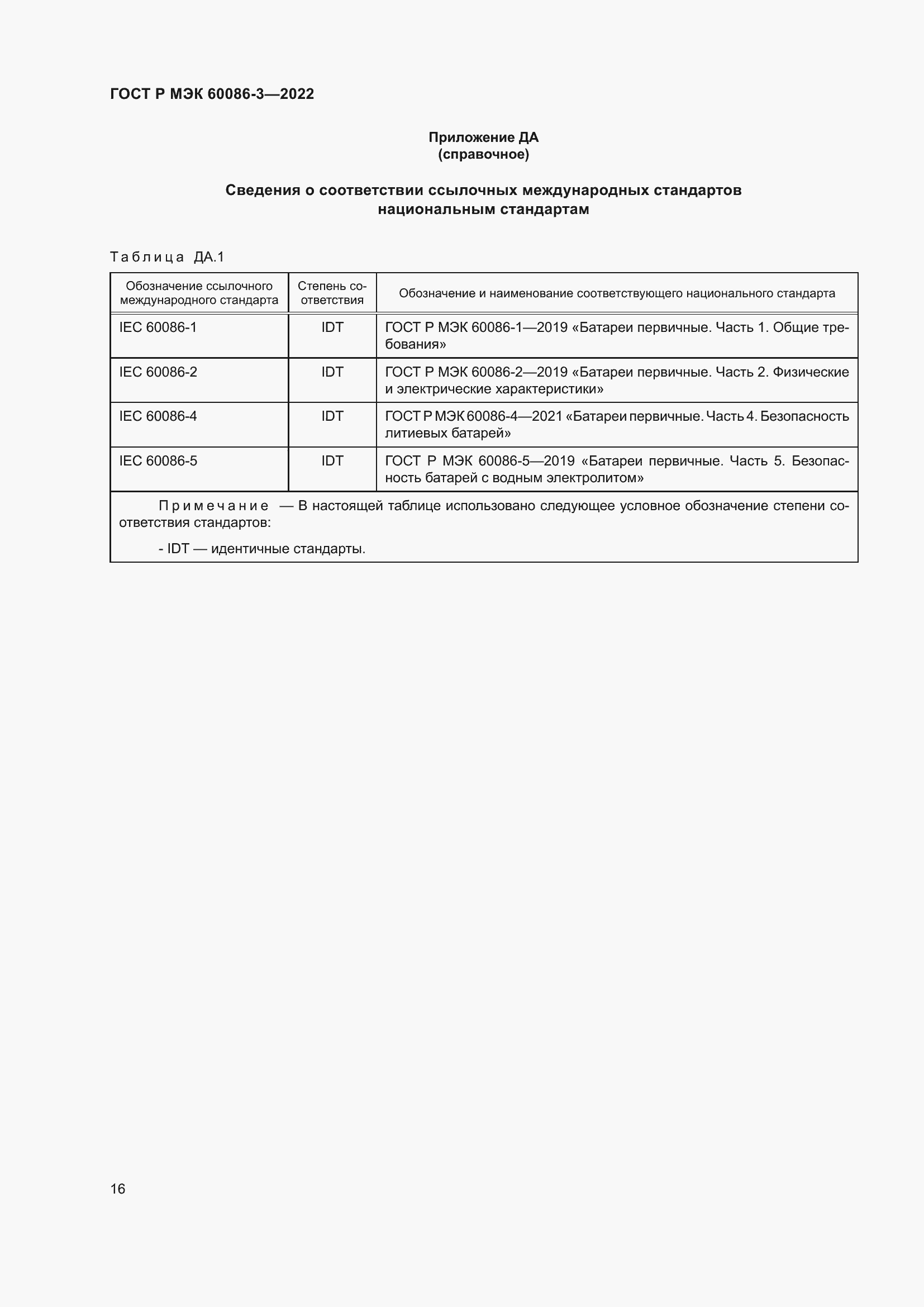 Страница 20 ГОСТ Р МЭК 60086-3-2022