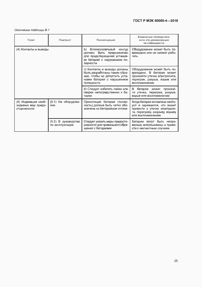 Страница 30 ГОСТ Р МЭК 60086-4-2018