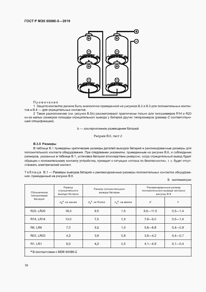 Страница 22 ГОСТ Р МЭК 60086-5-2019