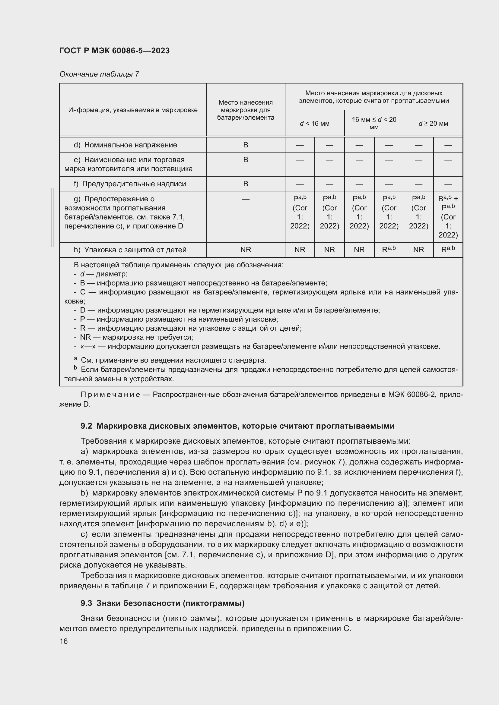 Страница 20 ГОСТ Р МЭК 60086-5-2023