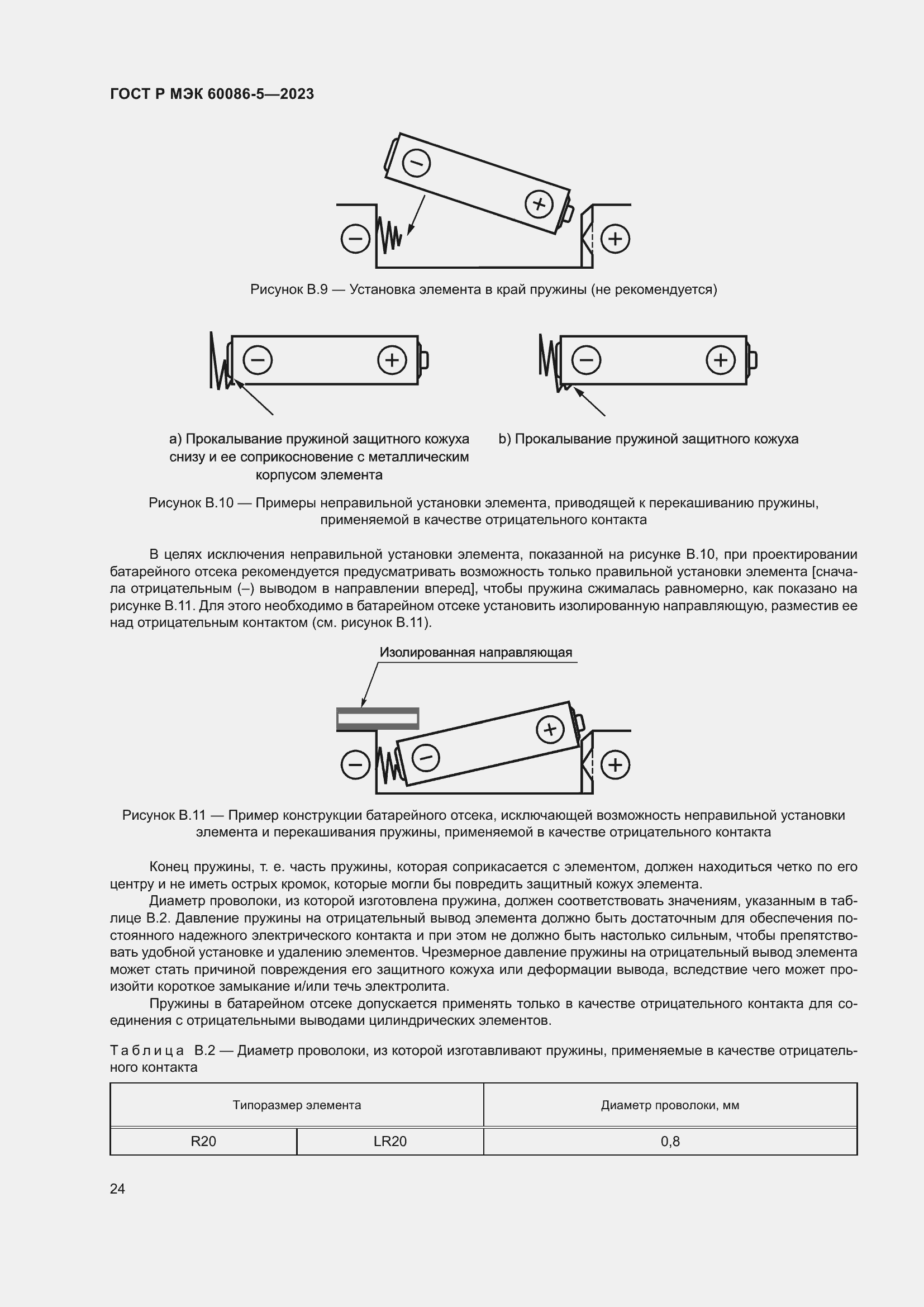Страница 28 ГОСТ Р МЭК 60086-5-2023