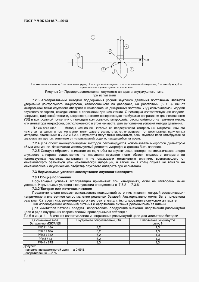 Страница 10 ГОСТ Р МЭК 60118-7-2013
