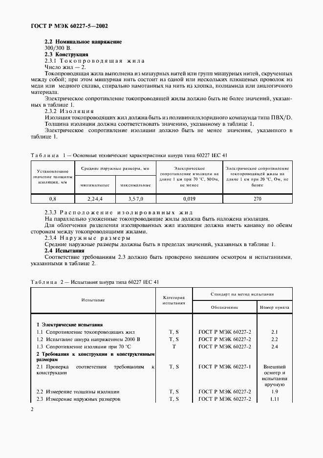 Страница 5 ГОСТ Р МЭК 60227-5-2002