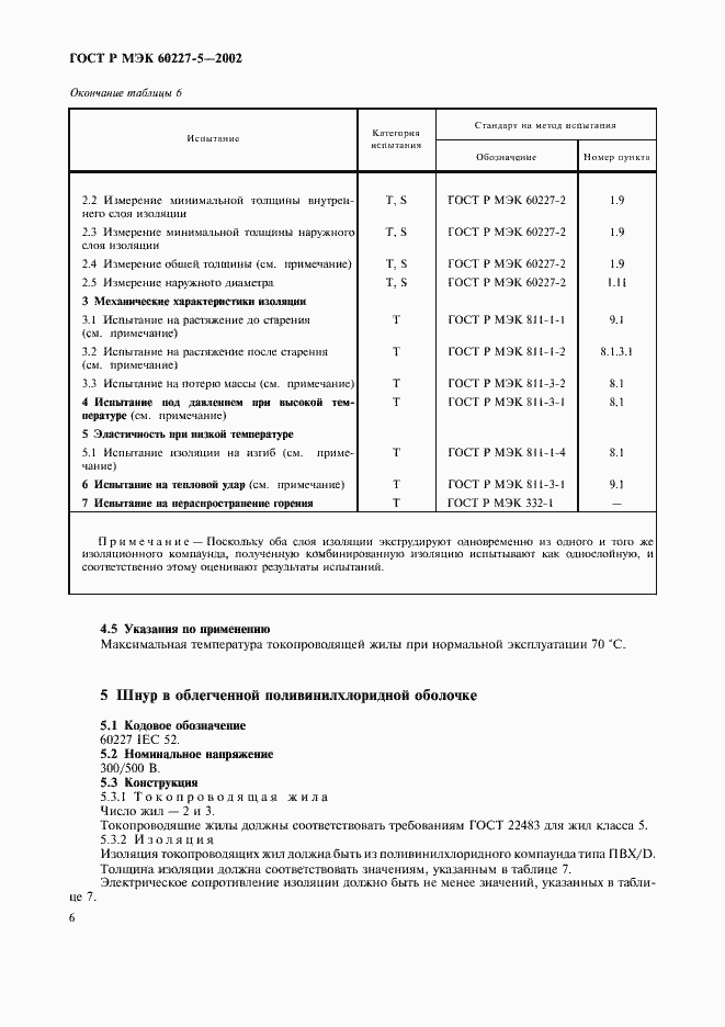 Страница 9 ГОСТ Р МЭК 60227-5-2002