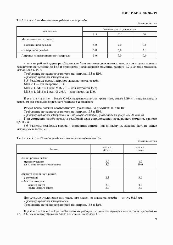 Страница 12 ГОСТ Р МЭК 60238-99