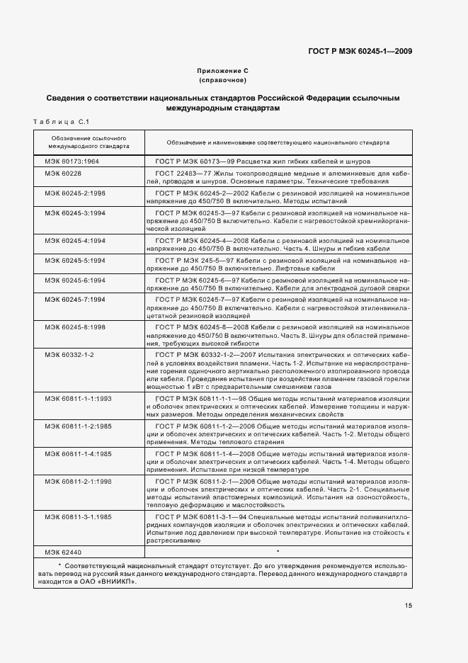 Страница 18 ГОСТ Р МЭК 60245-1-2009