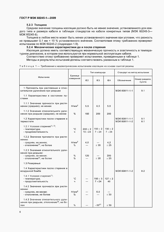 Страница 9 ГОСТ Р МЭК 60245-1-2009