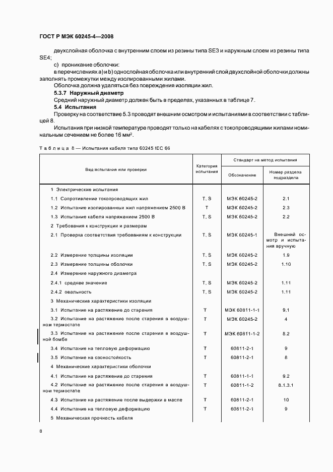 Страница 10 ГОСТ Р МЭК 60245-4-2008