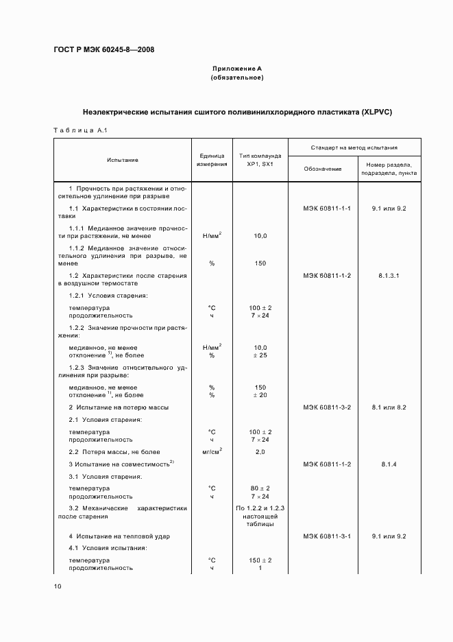 Страница 13 ГОСТ Р МЭК 60245-8-2008