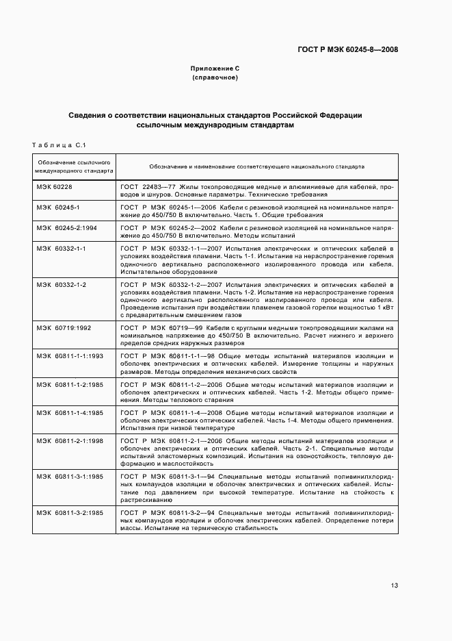 Страница 16 ГОСТ Р МЭК 60245-8-2008