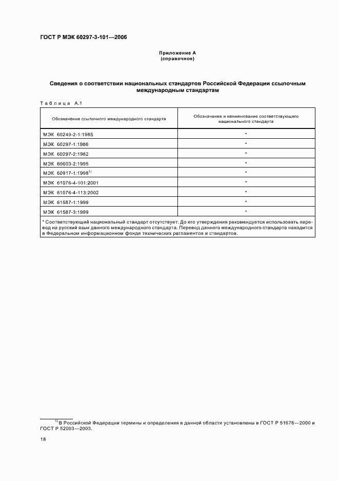 Страница 22 ГОСТ Р МЭК 60297-3-101-2006