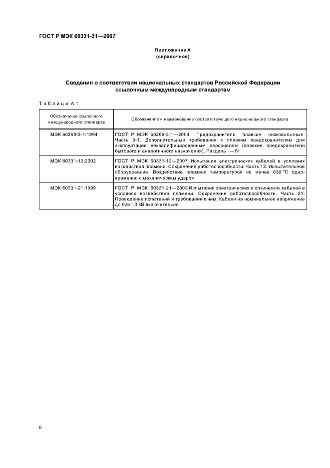 Страница 10 ГОСТ Р МЭК 60331-31-2007